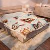 GANDAR Cute Teddy Bear Bunny Velveteen Plush Blanket Baby Nursery Throw Kids Room Decor Cozy Gift view 4