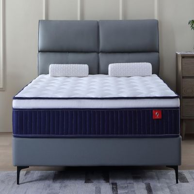 MWrouqfur 10 inch Twin Mattress in A Box, Twin Hybrid Mattress with Pocket Springs, Medium Firm Feel, Fiberglass Free, Soft & Breathable for Adults and Teens, Bedroom (Twins 10 Inch)