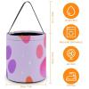 Halloween Trick Or Treat Bag Durable, Colorful Paw Prints Candy Tote Bag Reusable Gift Bags for Party view 4