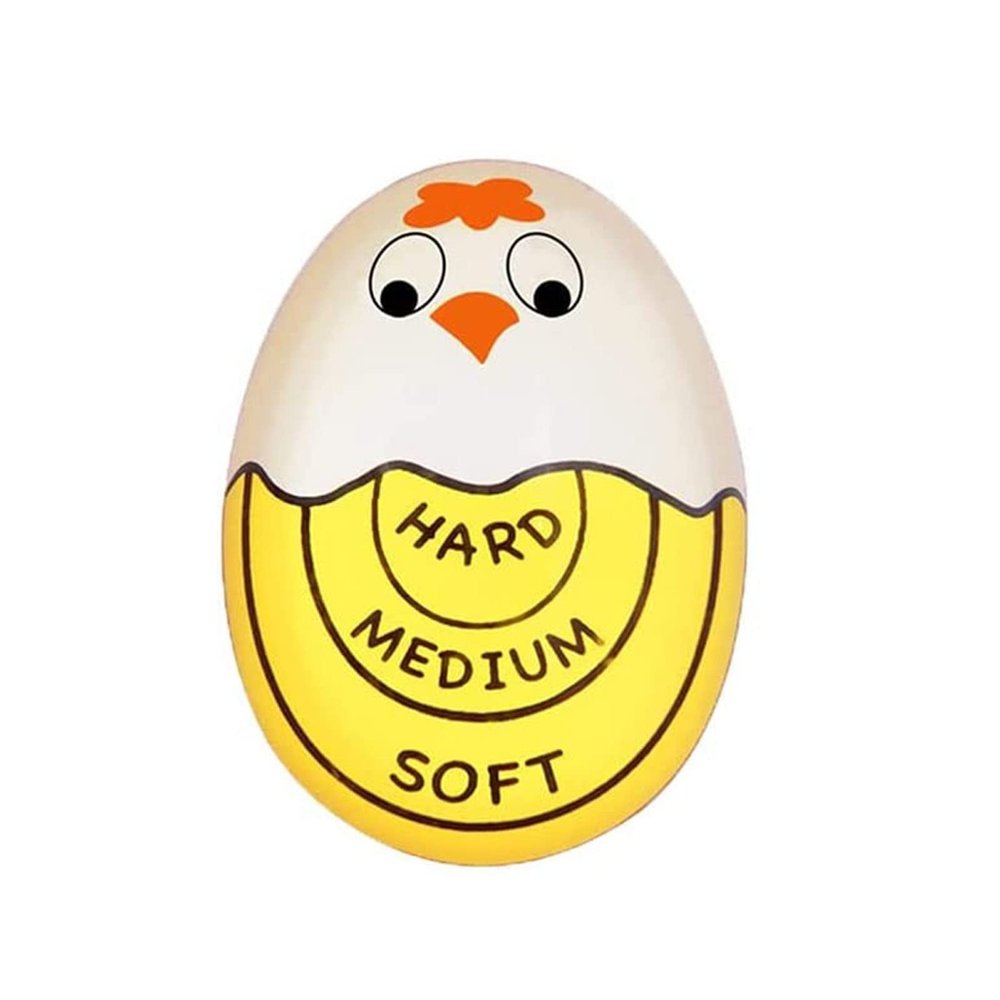 cunueae Cute Boiled Egg Timer Boil Eggs Thermometer Eggs Color Changing Cooking Temperature Observer Kitchen Gadget Soft Hard Boiled Egg Timer