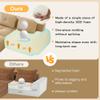 115.3 Camel Boneless Couches for Living Room, Modular Sectional Sofa, 3 Seater Comfy Upholstered Deep Seat Corduroy Fabric Cloud Couch No Assembly, Anti-Slip Design view 4