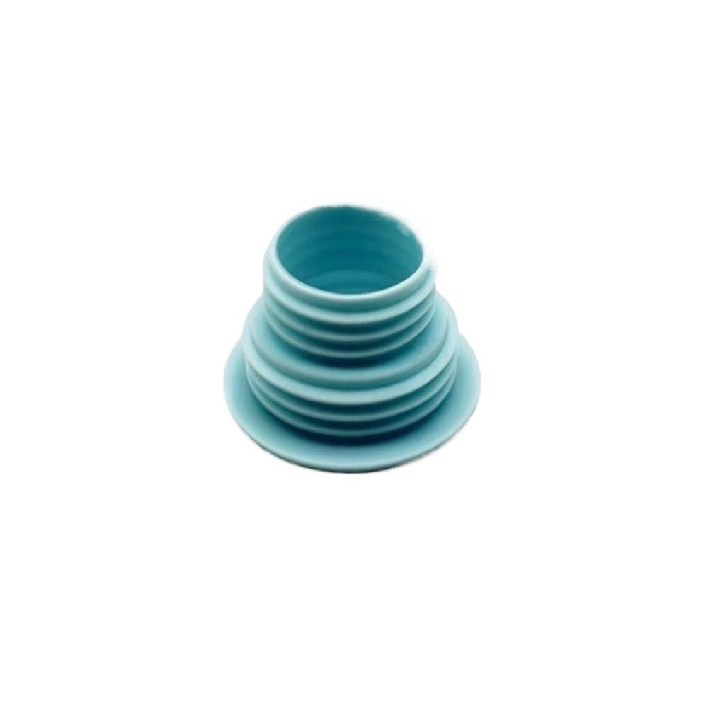 New Bathroom Kitchen Deodorant Pipe Connector Floor Drain Pipe Sewer Anti Odor Seal Ring Washer Bathroom Silicone Sealing Plug(Blue)