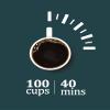 100 Cup Commercial Coffee Urn-14l Large Capacity Stainless Steel Coffee Maker, Fast Brew/Rapid Extraction with Automatic Temperature Control&Faucet, Food-Grade 304 Hot Coffe view 3