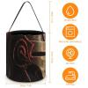 Large Halloween Tote Treat Bags Spartan Warrior Helmet Printed Halloween Goodie Candy Bags,Snack Grocery Tote with Handles view 2