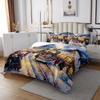 Erosebridal Christmas Vintage Train Bedspread Sets Queen Size Xmas Cute Snowman Coverlet Set Winter Happy New Year Bed Set Xmas Train Bedding Set view 3