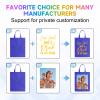 Chrifansi Custom Tote Bags with Your Logo Text, Personalized Bulk Pack Grocery Bags, 300 PACK Reusable Shopping Bags for Businesses, Bulk Orders, Events-Royal Blue view 3