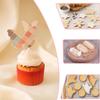 Piping Bags Round Hole Piping Nozzles,Cake Decorating Supplies Piping Tips,for Buttercream, Icing, Birthday Cake Baking Tool view 4