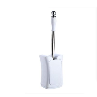 EWUROI Bathroom Cleaning Assistant Thickened Toilet Brush Wall Suction-Free Long Handle Deodorant Box