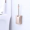 EWUROI Bathroom Cleaning Assistant Thickened Toilet Brush Wall Suction-Free Long Handle Deodorant Box view 2