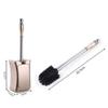 EWUROI Bathroom Cleaning Assistant Thickened Toilet Brush Wall Suction-Free Long Handle Deodorant Box view 3