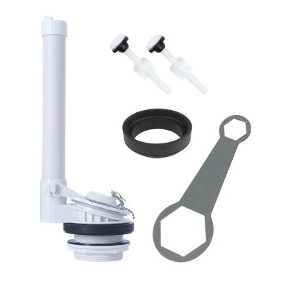 AMZLMPKNTW 2-Inch Toilet Flush Valve Kit with Gasket Flapper Chain and Tank Bolt Compatible with Two-Piece Design