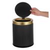 BESPORTBLE Automatic Touchless Trash Can with Lid Smart Sensor Wastebasket for Bathroom Bedroom Kitchen Office Odor-Sealed Large Capacity Black Bin for Home Use view 4