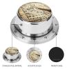 Sheet Music Timer,Chef Cooking Timer Clock, Countdown Reminder No Batteries Required- Exquisite Stainless Steel Body for Exercise Outdoors view 3