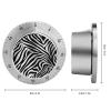 Zebra Print Timer,Chef Cooking Timer Clock, Countdown Reminder No Batteries Required- Exquisite Stainless Steel Body for Exercise Outdoors view 2