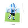 Lurrose Creative Towel Cloak with Absorbent Quick-Dry Lightweight Bath Cape for Water Park Boys Beach Pool Use view 2