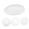 BESPORTBLE Multi-function Ceramic Spoon Rest Heat-resistant Scoop Tray for Stove Top and Dining Table Practical White Porcelain Spoon Holder for Kitchen Utensils Easy to Clean and Elegant view 3
