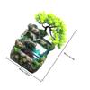 Mini Tabletop Water Fountain Decor, Resin Desk Fountain for Home view 2