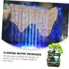 Mini Tabletop Water Fountain Decor, Resin Desk Fountain for Home view 4