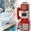 Customizable Audio Message Guest Book for Weddings and Baby Showers, Retro Voicemail Recorder with Large Storage (Red) view 1