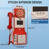 Customizable Audio Message Guest Book for Weddings and Baby Showers, Retro Voicemail Recorder with Large Storage (Red) view 3