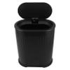 Alipis Narrow Trash Can with Press Lid Plastic Bathroom Bin Odor-Sealing Space-Saving Garbage Container for Kitchen Bedroom Office Home view 1