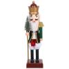 LUOZZY Lighted Musical Nutcracker Soldier Figurine with Led and Music 15.7" Traditional Christmas Holiday Decoration for Winter Festival view 1
