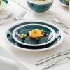 16 Piece Color Stoneware Tableware Set with Dinner Dessert Plate Cereal Pasta Bowl for 4 Person view 3