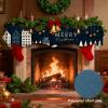 Nuxovilar Christmas House Mantel Scarf Cover Polyester 19x79 in view 2