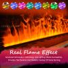 3D Water Vapor Fireplace, Recessed Electric Atomizing Fireplace With 9 Adjustable Flame | APP+Remote Control, Vapor Fireplace Support Auto Water Inlet/Outlet &Water Mist Touchable 180cm/70in view 3