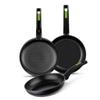 Aluminium Non-stick Pans Set for Induction Cookers, Gas, Hob and Electric view 1