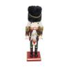 SARO LIFESTYLE Festive Drummer Nutcracker with Classic Holiday Spirit, 10", Red/Green view 1