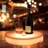 16 Colorful Drink Wine Bar Tray, Led Light Up Serving Tray, Waterproof Wine Cup Tray with Remote Control, 16 Colors are Adjustable, 4 Flash Lightning Modes, for Music Theme Birthday Party view 3