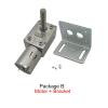 FFYTRGQWU Worm Gear DC Reducer Electronic Starter with M8 Threaded Shaft Reversed CW/CCW Self Locking Packaged 6V 18rpm view 3