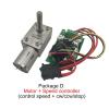FFYTRGQWU Worm Gear DC Reducer Electronic Starter with M8 Threaded Shaft Reversed CW/CCW Self Locking Packaged 6V 18rpm view 4