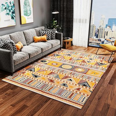 Electric Heating Carpet Heated Area Rugs, Heated Floor Mat Electric Heating Pad, Floor Heaters Foot Warmer Under Desk w/Adjustable Temperature & Timer(K,200x300cm)