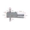 FFYTRGQWU 12V Volt DC Worm Gear Double Shaft Electronic 24V Reversed Reduction Self-Lock JGY370 Package B 6V 150rpm view 2