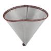 Cryfokt Reusable Stainless Steel Coffee Filter, Cone Shaped Design, Suitable for Double Mesh Liner, Large Capacity Pour Over Coffee Dripper, Coffee Pot, Tumbler, Mug (L for 3 to 4 Cups) view 1