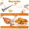 20Pcs Large Cream Horn Molds, 4.8 Inch Stainless Steel Baking Cones, Non-Stick Cream Horn Cones Tubes, Roll Horn Forms, Croissant Cones Moulds for Baking, Conical Molds for Danish Pastry Cannoli view 4