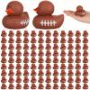 Deekin 100 Pcs Football Rubber Ducks 2 Inch Party Favors Team Events view 1