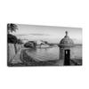 24"x 48" Canvas Wall Art turret along old san juan wall puerto rico puerto Framed Pictures Painting Prints Large Black and White Wall Art for Living Room Bedroom Abstract Home Wall Decor Artwork view 1