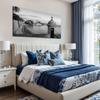 24"x 48" Canvas Wall Art turret along old san juan wall puerto rico puerto Framed Pictures Painting Prints Large Black and White Wall Art for Living Room Bedroom Abstract Home Wall Decor Artwork view 4