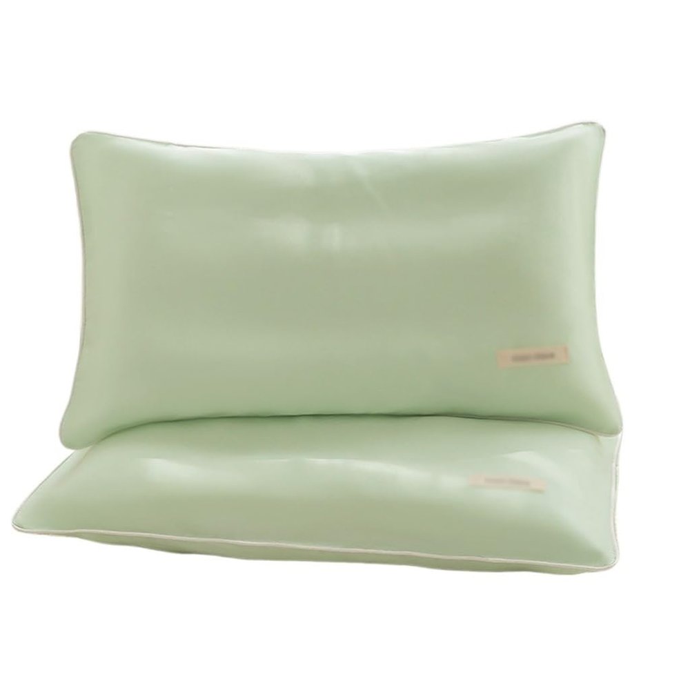 and Cool Ice Silk Latex Pillow Cover Memory Pillow