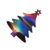a Galactic Views Wooden Ornaments Christmas Tree Shape 4 PCS - Holiday Hanging Decorations for Home and Party Decor view 2