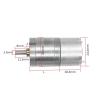 FFYTRGQWU JGA25-310 Electronic Starter Gearbox Reversible Gear Package D 6v 85rpm view 2