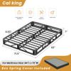 MAF Cal King Size Box Spring 7 Inch High Profile Metal Bed Base with Cover view 2