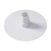 54HE Pool Skimmer Adapter Plate Automatic Debris Collector Cleaning Accessory Pool Skimmer Replacement Plate ABS Texture stability view 1