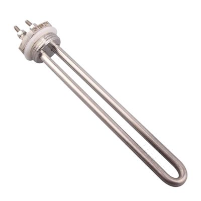 12v Heating Element DC Solar Resistance U Shape DN25 Electric Immersion Water Element Tubular Boiler Heater 100w 150w 200w(Heater only,150w)