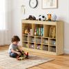 Classroom Cubbie Storage Unit, Craft Storage with Adjustable Shelves view 2