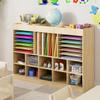 Classroom Cubbie Storage Unit, Craft Storage with Adjustable Shelves view 3