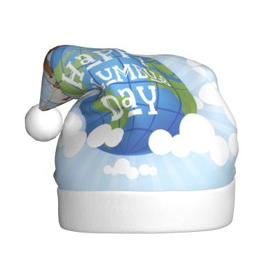 Lbacwy Happy Columbus Day Christmas Hat Santa Hat Adults Xmas Hats For Costume Party Accessory Decoration